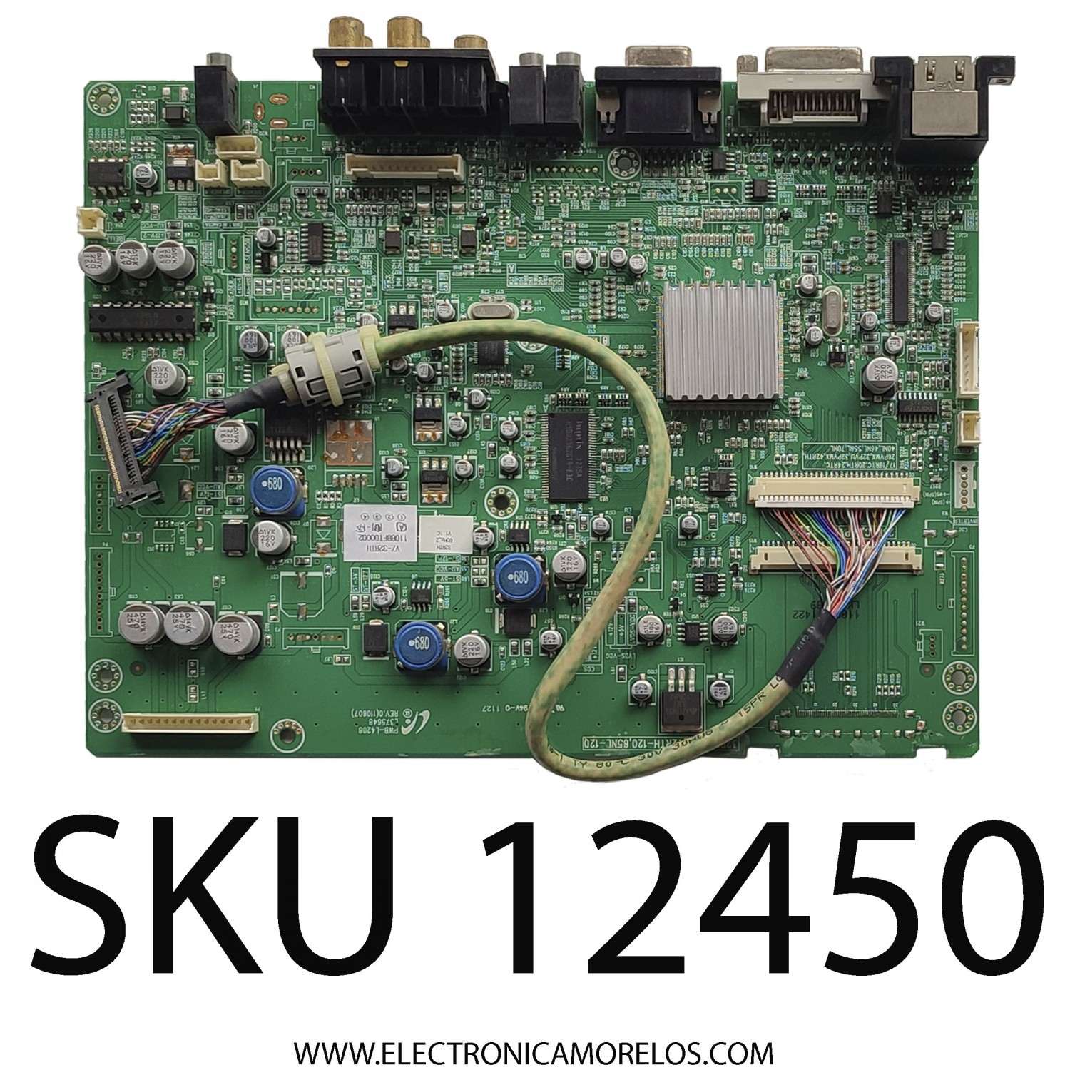 MAIN PARA MONITOR VIEW Z / NUMERO DE PARTE VZ-32RTH / PWB-L4208 / L375648 / 110BBFT00002 / PANEL T315HW04 V.8 / MODELO VZ-32RTH	